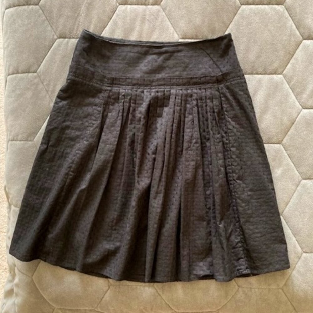 Smart Set Classic Black A Line Cotton Skirt - Size 0